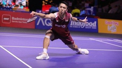 Hasil Korea Open 2025: Sengit, Jonatan ke Final usai Kalahkan Alwi!