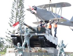 Replika Tank dan Pesawat Cureng Kini Lengkapi Taman Perjuangan Singasana