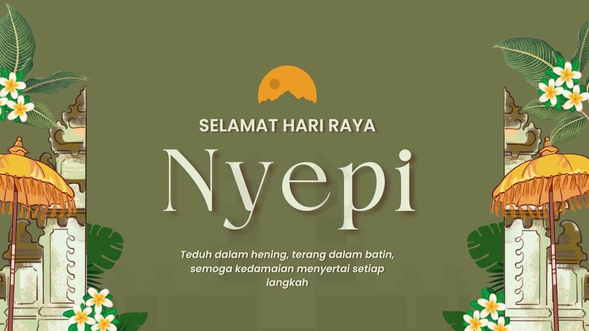40 Twibbon dan Ucapan Nyepi 2026 Bahasa Bali