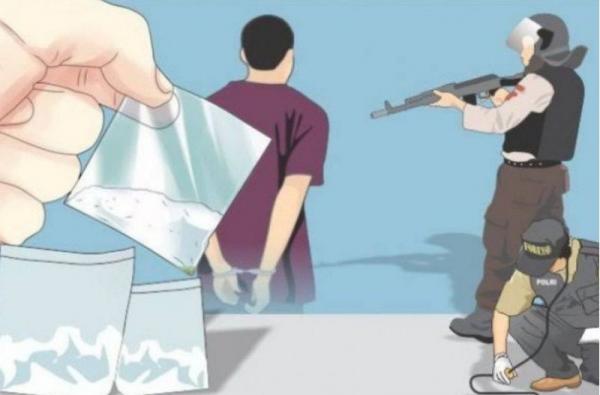 Dua Pengedar Sabu di Sangasanga Dibekuk Polisi Tengah Malam